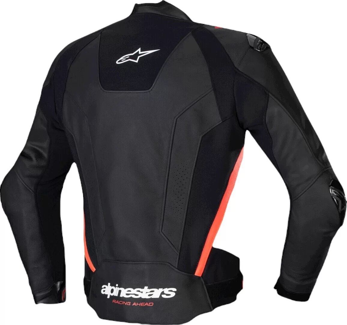 Alpinestars m. usnjena motoristična jakna MISSILE V3 Tech-Air Črna/Bela/Rdeča Fluo 52