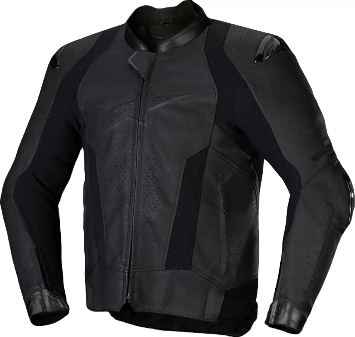 Alpinestars m. usnjena motoristična jakna MISSILE V3 Tech-Air Črna/Črna 54