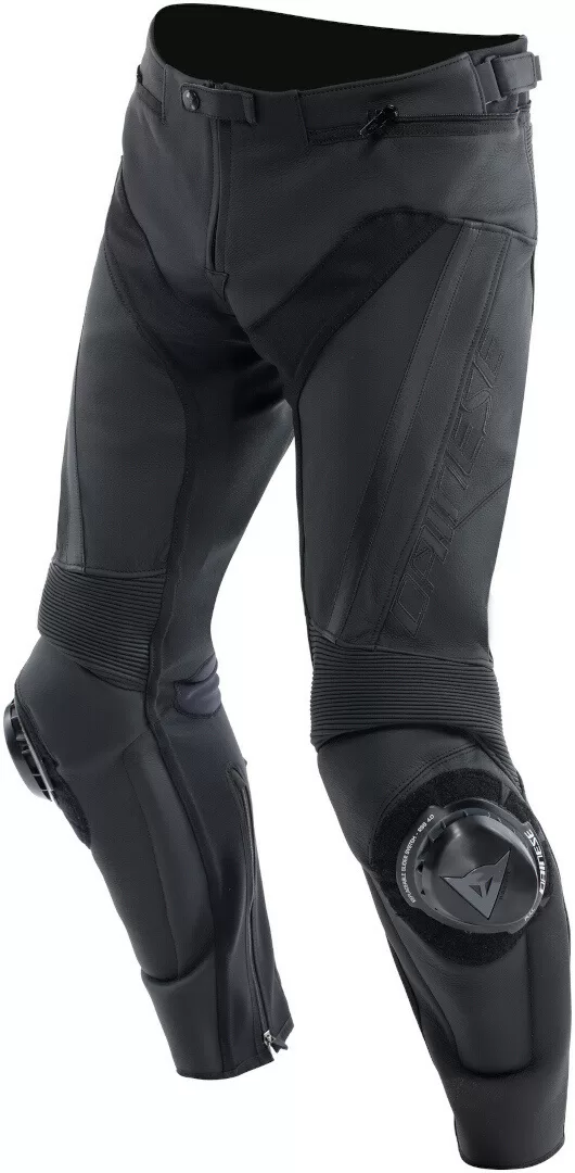 Dainese m. usnjene motoristične hlače DELTA 4 Črna/Črna 60