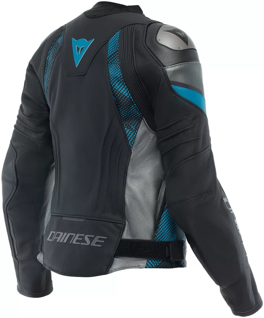 Dainese ž. usnjena motoristična jakna AVRO 5 Črna/Modra 42
