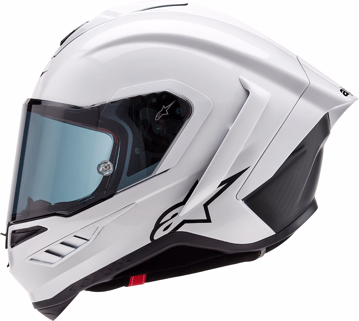Alpinestars integralna motoristična čelada Supertech R10 SOLID Bela/Črna Mat M
