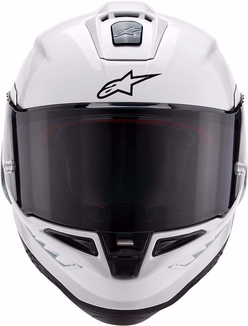 Alpinestars integralna motoristična čelada Supertech R10 SOLID Bela/Črna Mat M