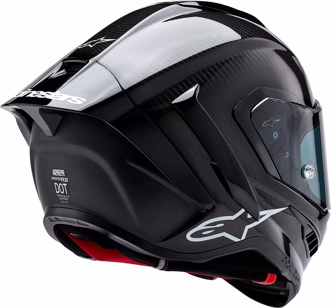 Alpinestars integralna motoristična čelada Supertech R10 SOLID Carbon/Črna S
