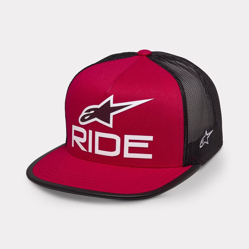 Alpinestars kapa RIDE 4.0 Rdeča/Bela/črna S/M