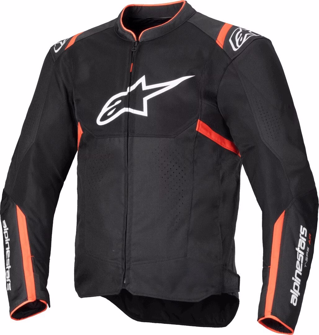 Alpinestars m. motoristična jakna T-SPS Air V2 Črna/Rdeča Fluo 2XL