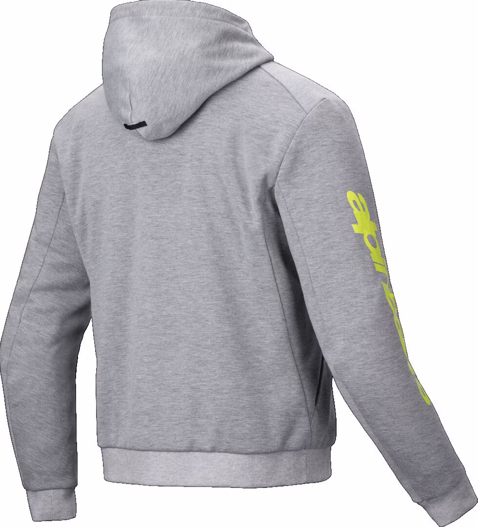 Alpinestars m. motoristična jopa s kapuco CHROME SPORT V2 Siva/Rumena 2XL
