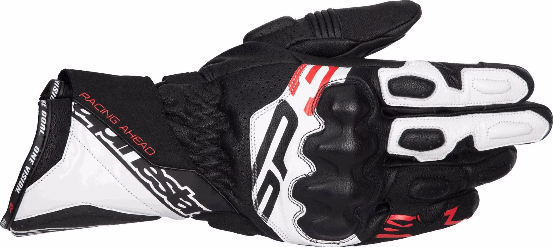 Alpinestars m. motoristične rokavice SP-3 Črna/Bela/Rdeča Fluo 3XL