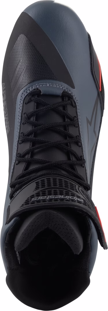 Alpinestars m. motoristični čevlji FASTER 4 Črna/Siva/Rdeča Fluo 42,5