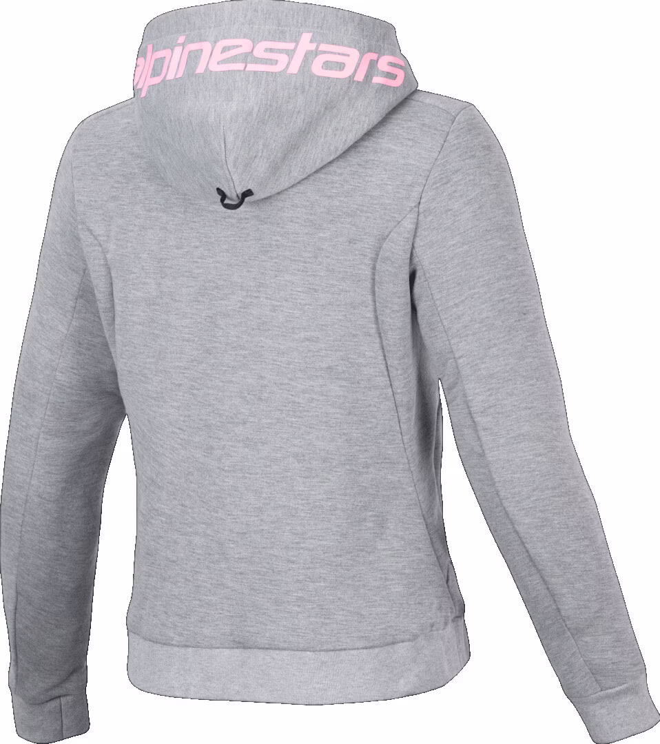 Alpinestars ž. motoristična jopa s kapuco CHROME SPORT V2 Siva/Roza XS