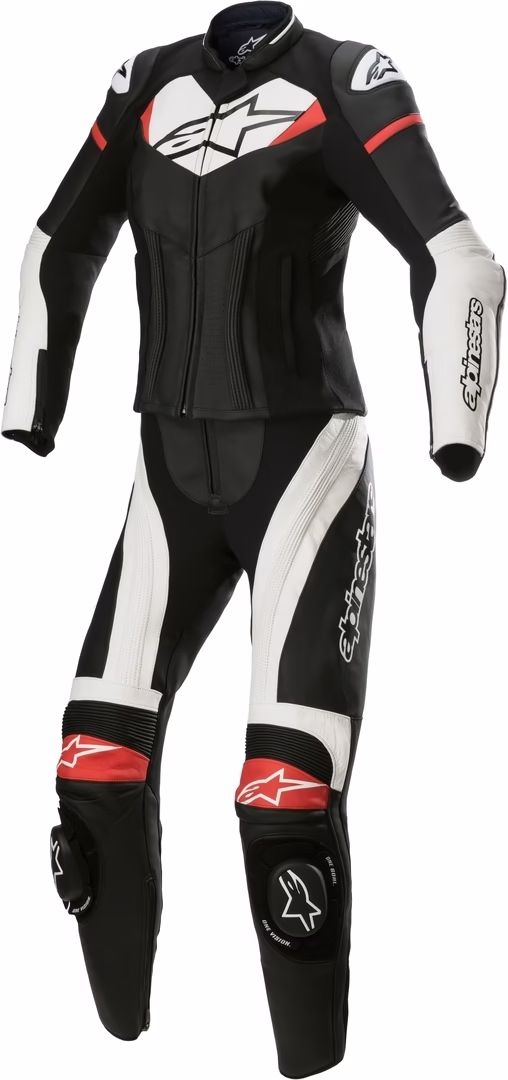 Alpinestars ž. motoristični kombinezon GP PLUS 2D Tech-Air združljiv Črna/Bela/Rdeča Fluo 40