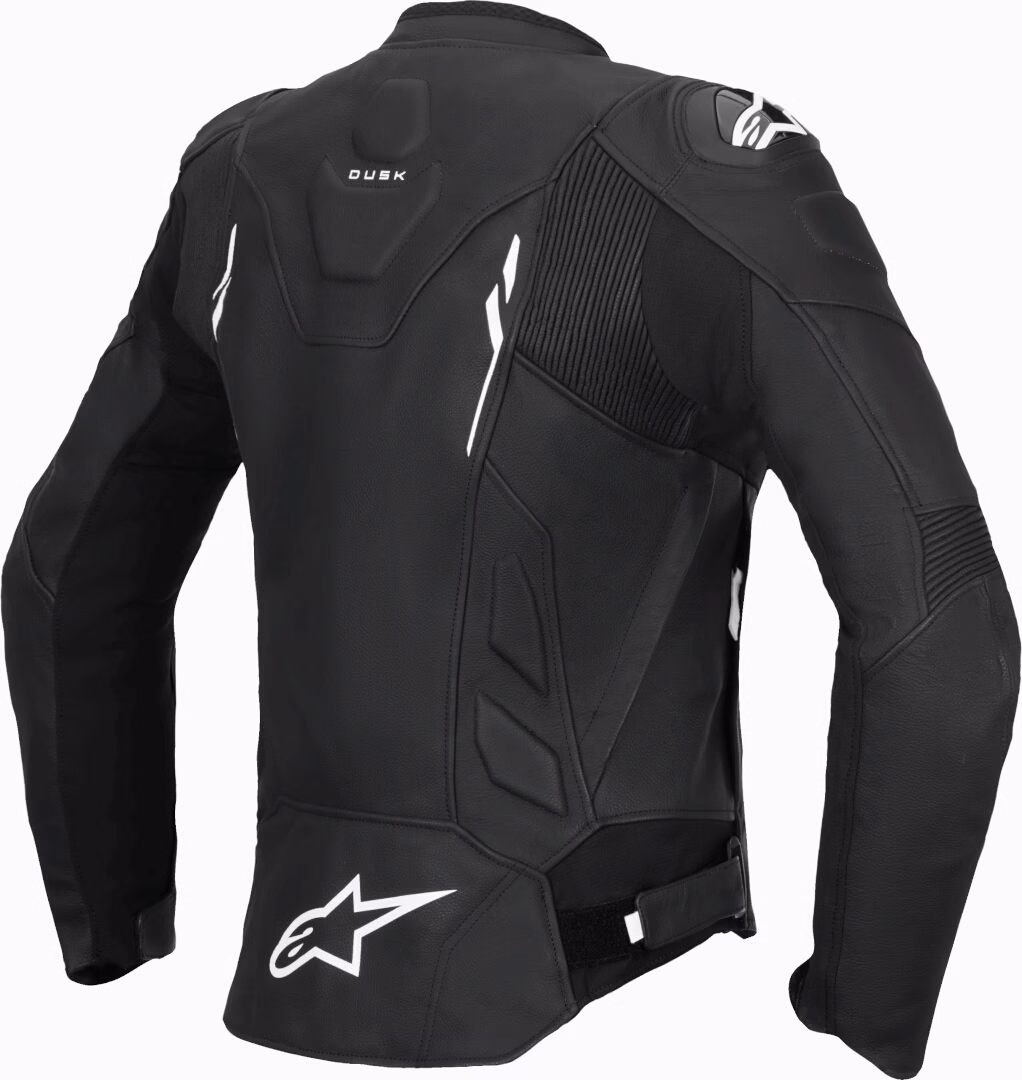 Alpinestars ž. usnjena motoristična jakna DUSK Črna/Bela 48