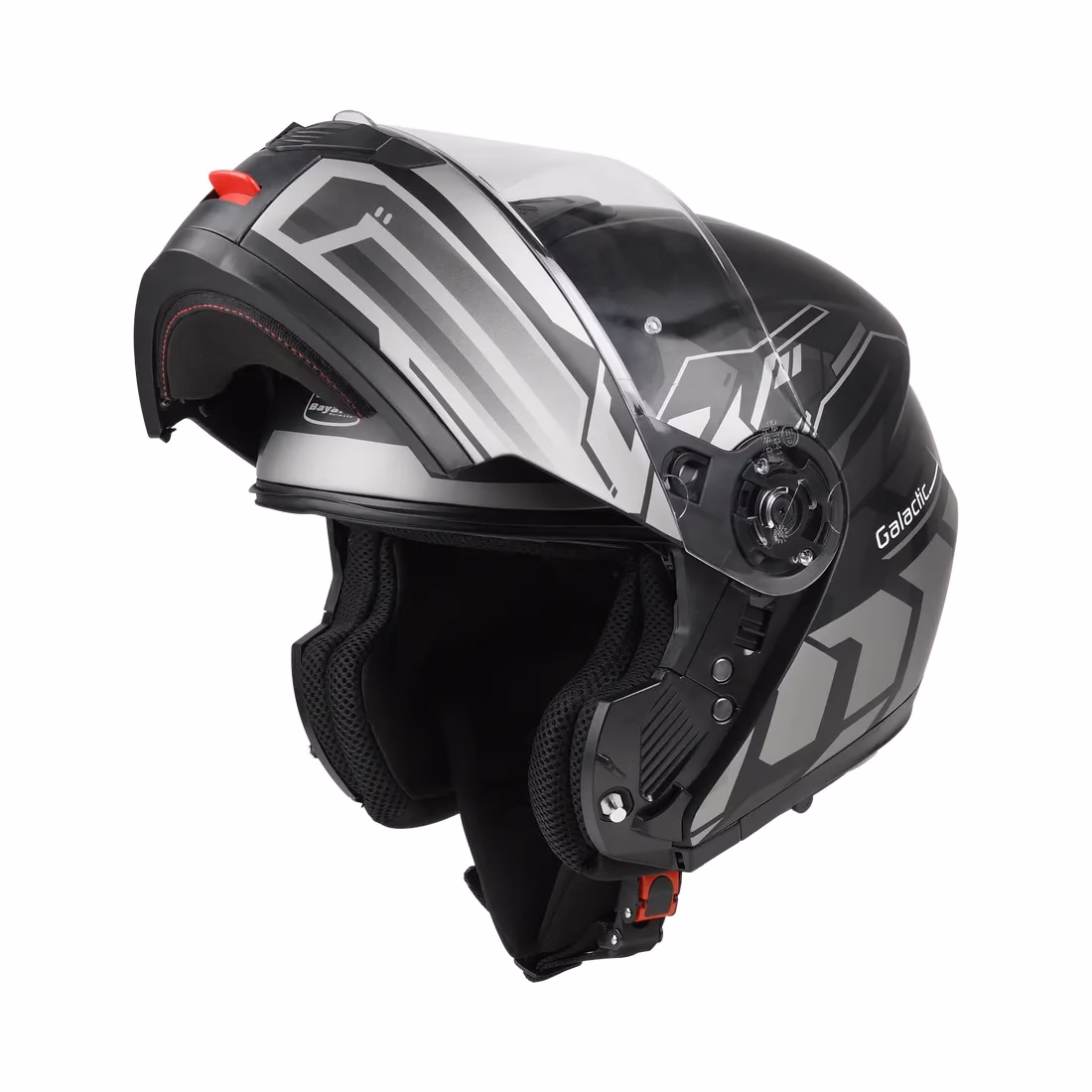 Bayard preklopna motoristična čelada FP-22 S GALACTIC Siva/Črna M