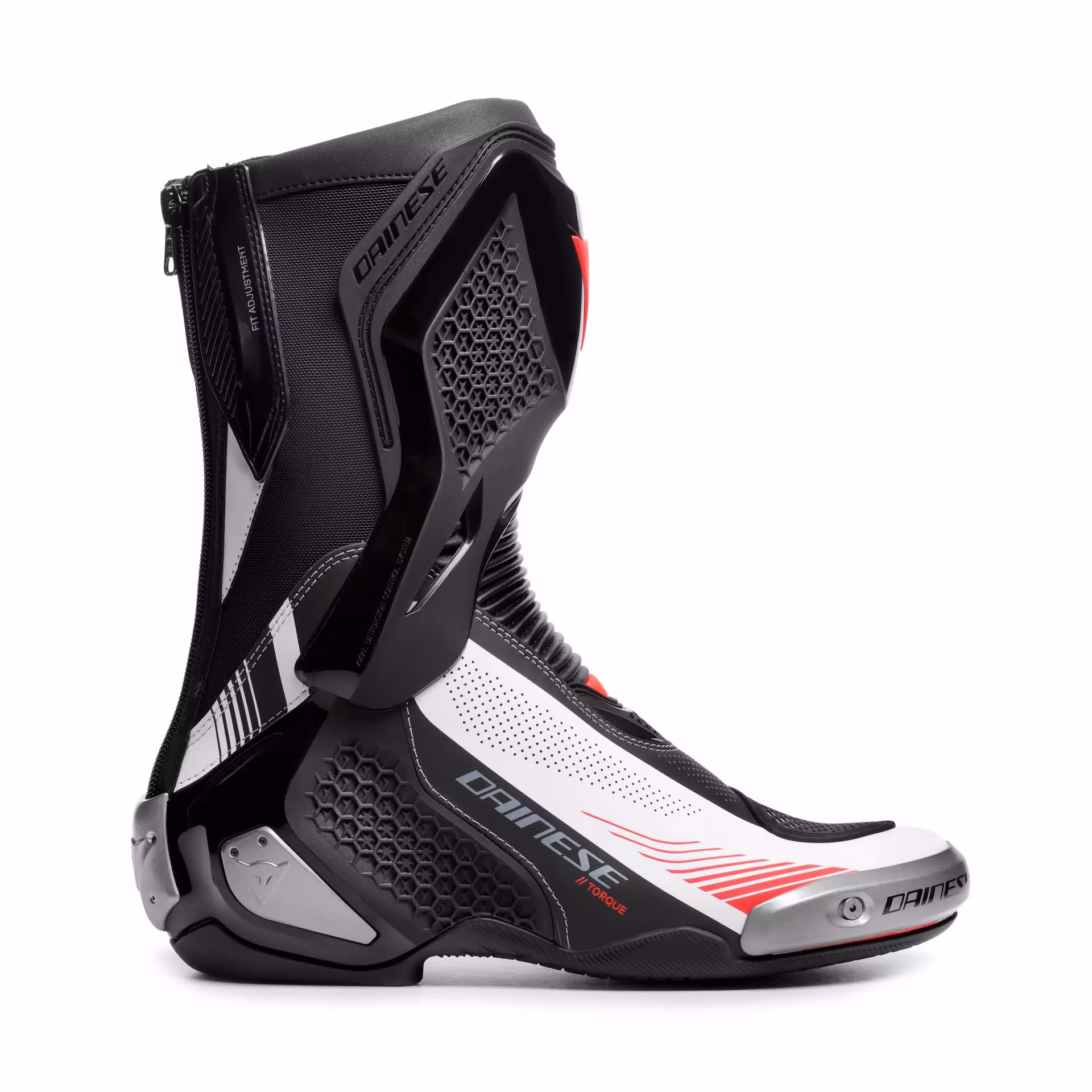 Dainese m. motoristični škornji TORQUE 4 Air Črna/Bela/Rdeča Fluo 47