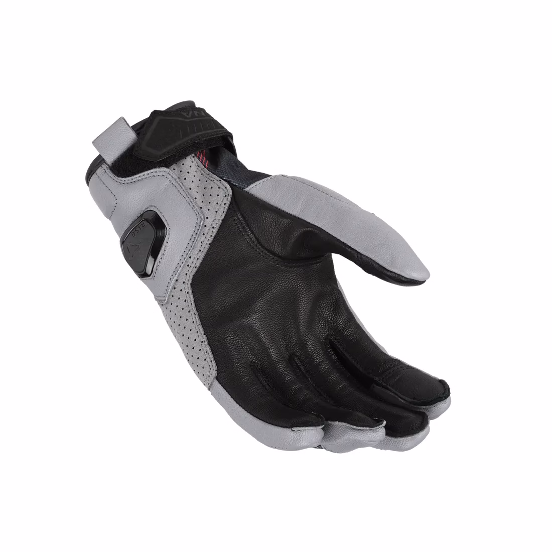 Macna m. motoristične rokavice HAROS 2.0 Siva/Črna/Rdeča 4XL