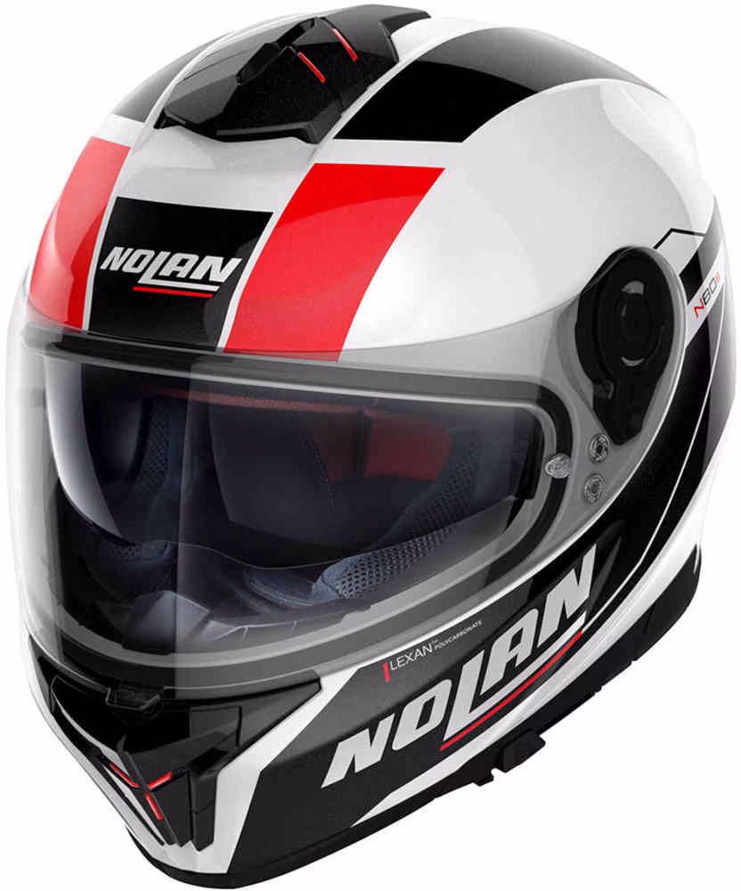 NOLAN integralna motoristična čelada N80-8 Mandrake 49 Bela/Črna/Rdeča XL