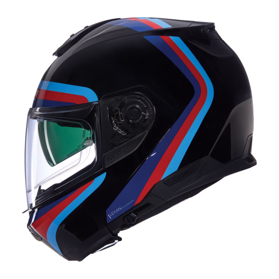 NOLAN preklopna motoristična čelada N100-6 Assoluto 348 Črna/Modra/Rdeča XL