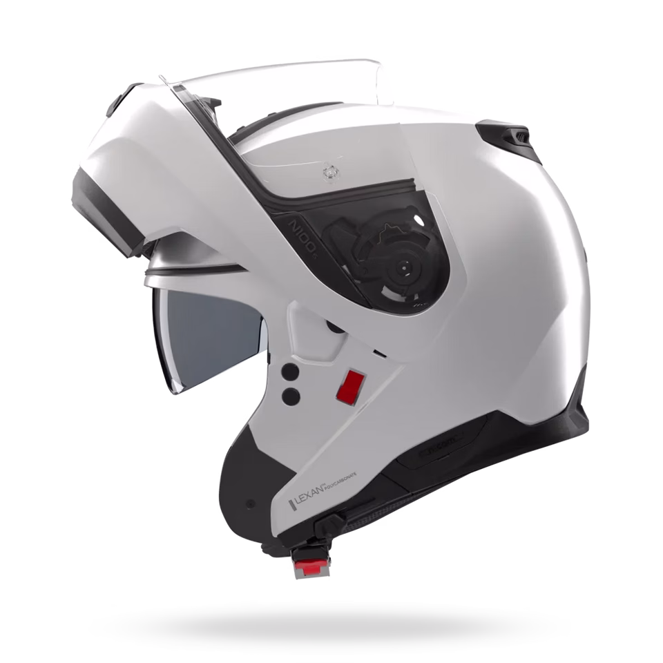 NOLAN preklopna motoristična čelada N100-6 Classico 305 Bela Metal XS