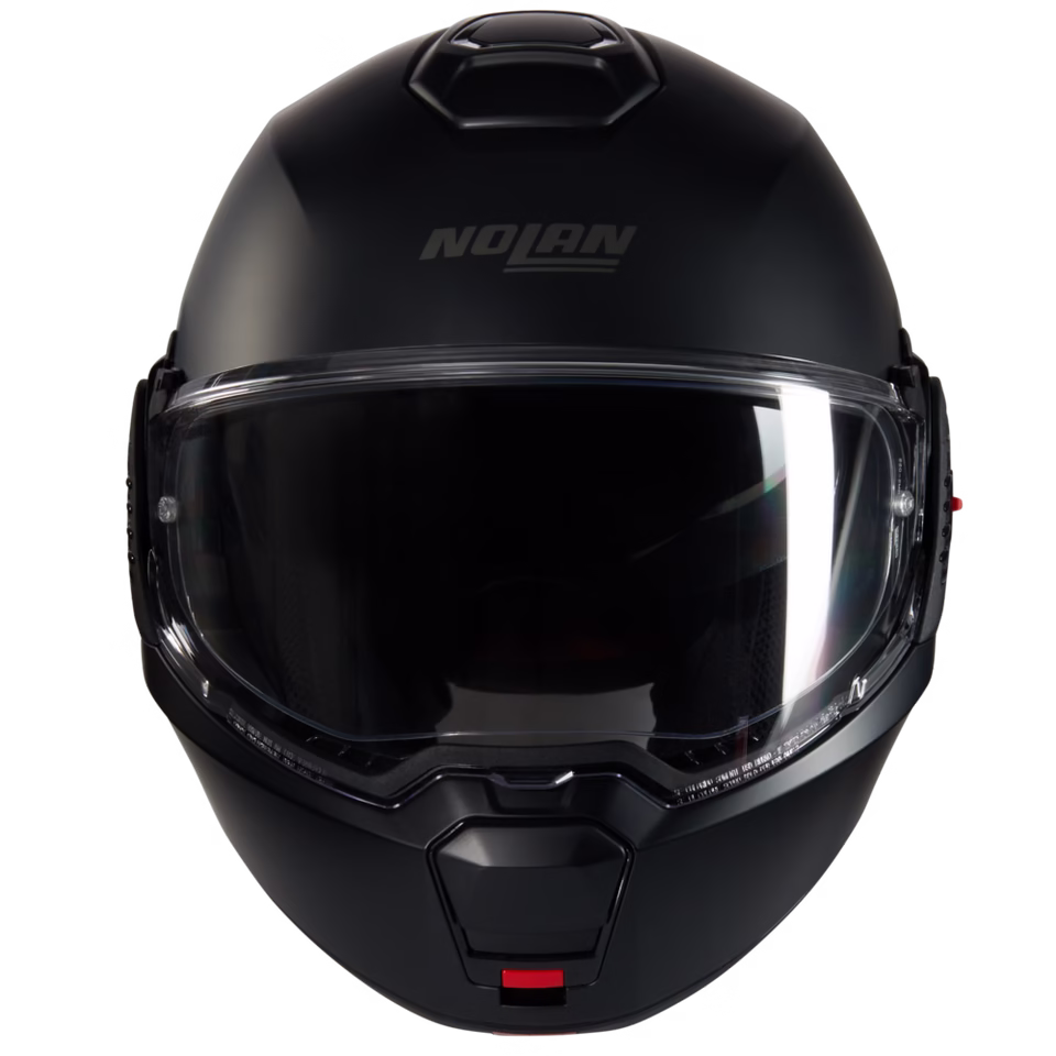 NOLAN preklopna motoristična čelada N120-1 Classico 302 N-Com FLIP-BACK Črna Mat XL