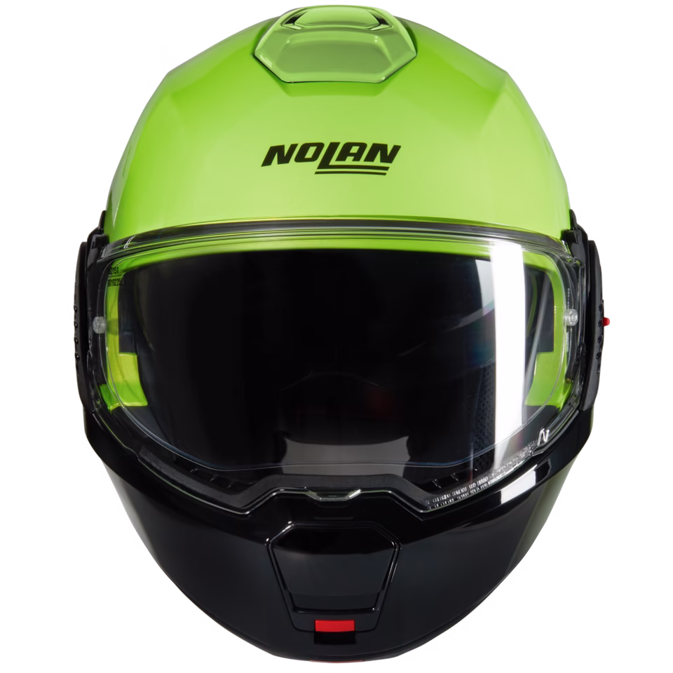 NOLAN preklopna motoristična čelada N100-6 Mivedi 329 Zelena Fluo/Črna 2XS