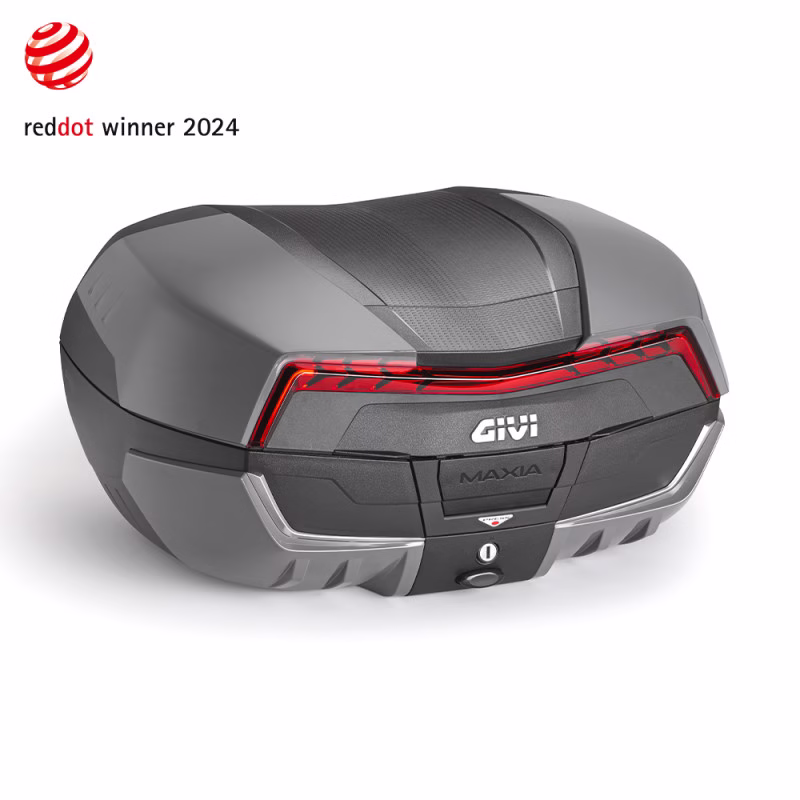 GIVI kovček Maxia 5 V58NNG Temno Siva/Rdeča 58L