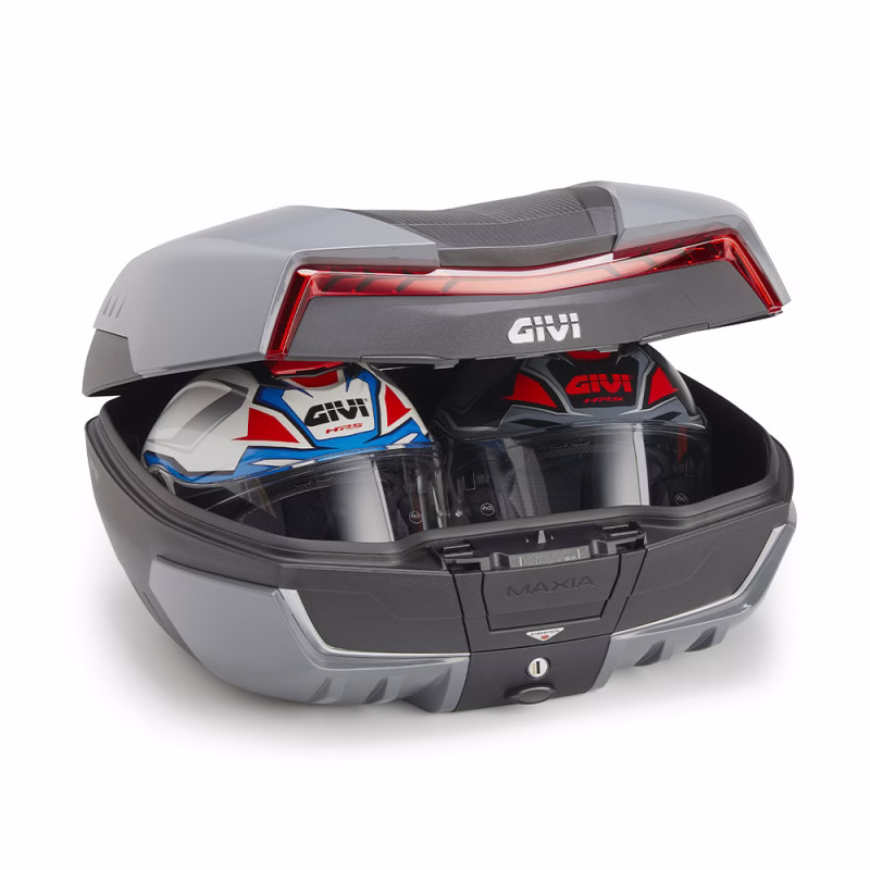 GIVI kovček Maxia 5 V58NNG Temno Siva/Rdeča 58L