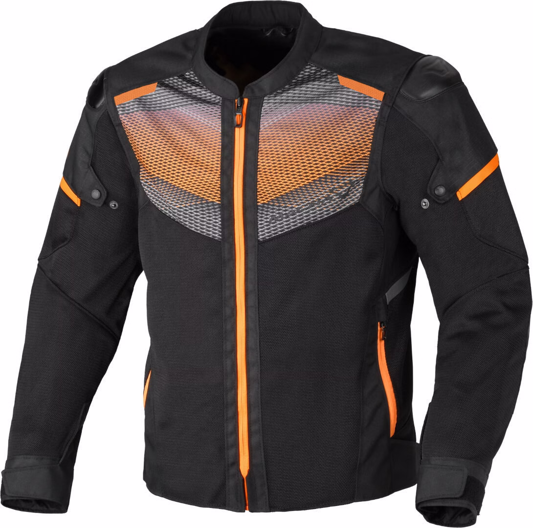 Macna m. motoristična jakna ORCANO 2.0 Air Črna/Oranžna S