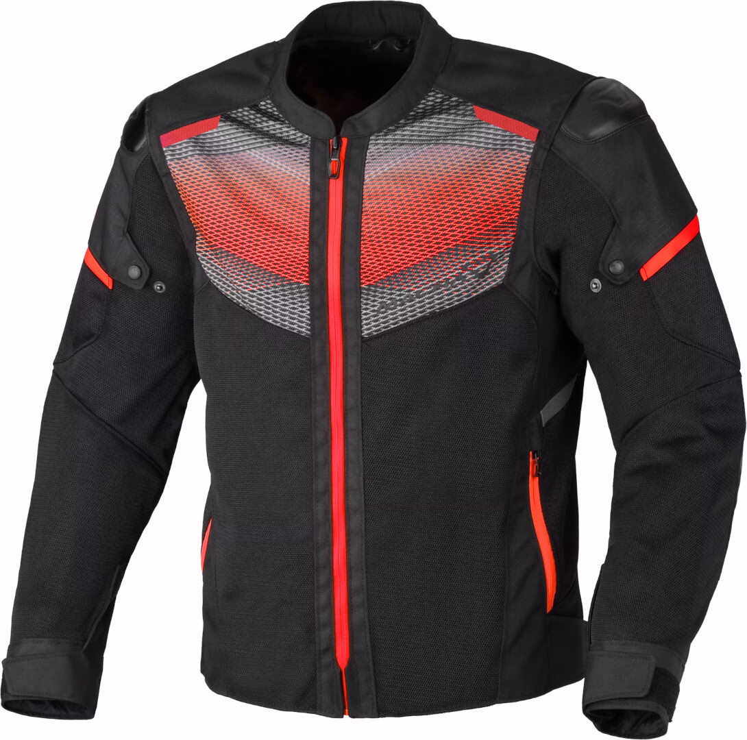 Macna m. motoristična jakna ORCANO 2.0 Air Črna/Rdeča L