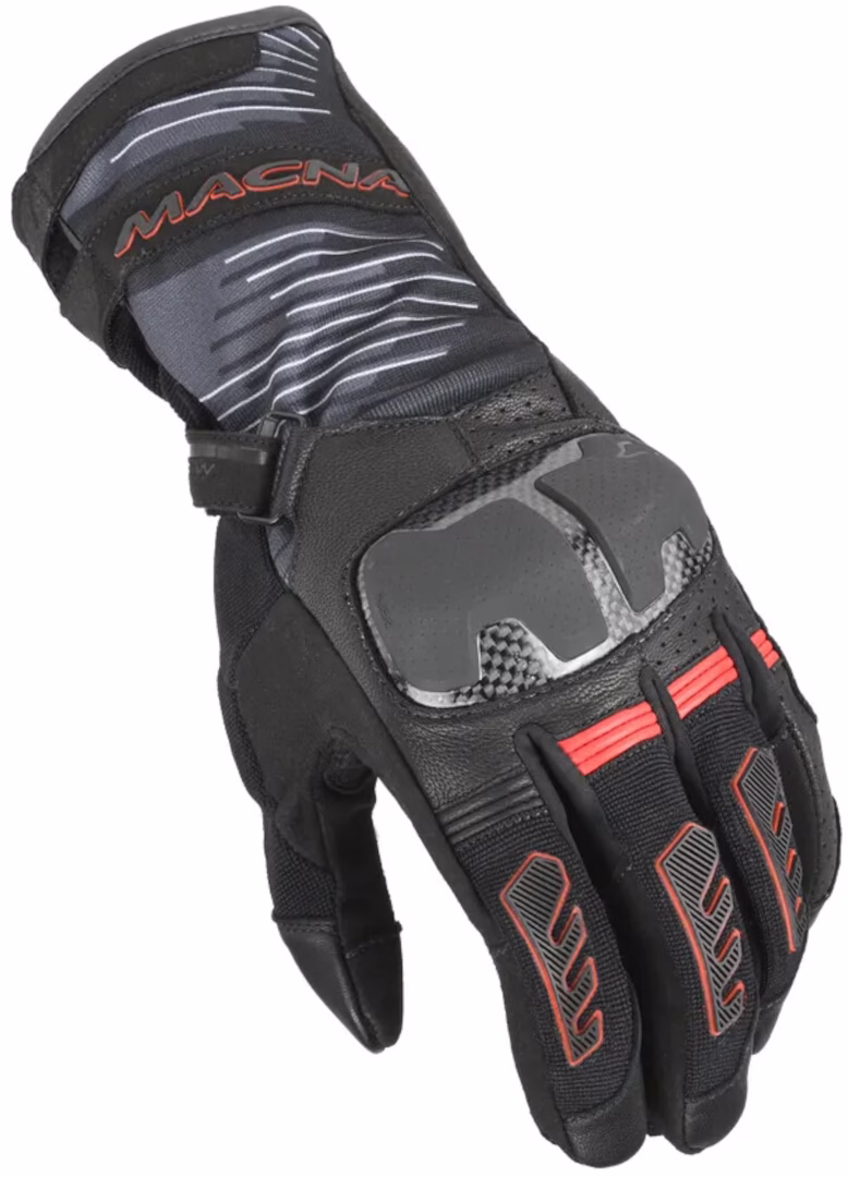 Macna m. motoristične rokavice TEMPO 2.0 Črna/Rdeča L