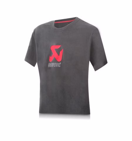 Akrapovič ž. T-Shirt LOGO Siva/Rdeča L