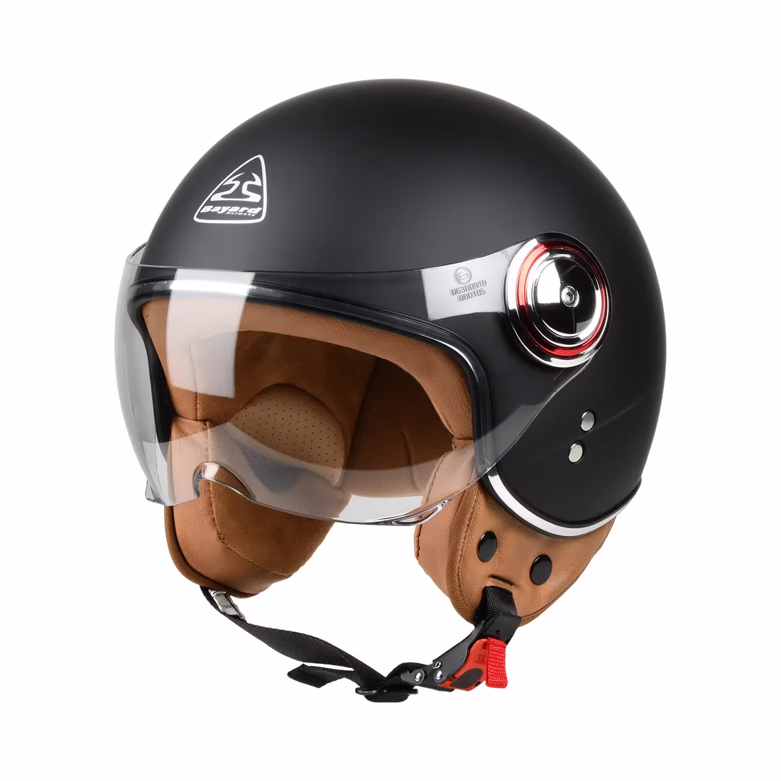 Bayard jet motoristična čelada XP-14 NOVA Črna Mat M