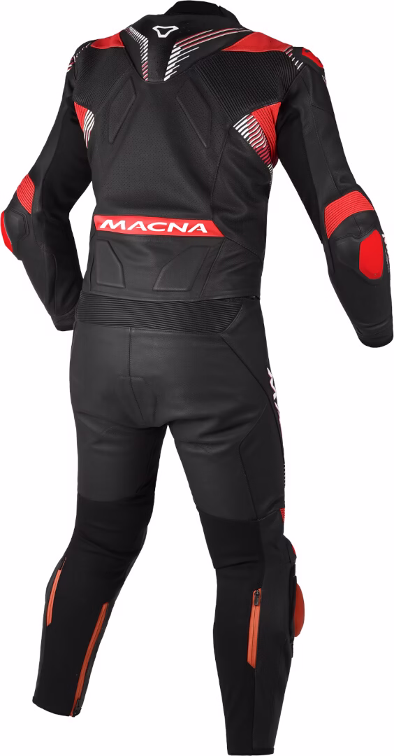 Macna m. motoristični kombinezon ARMADYL 2D perforiran Črna/Rdeča/Bela 50