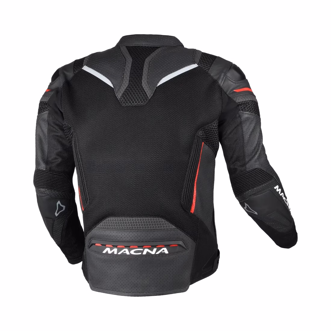 Macna m. usnjena motoristična jakna GALVIC Air Črna/Rdeča 58