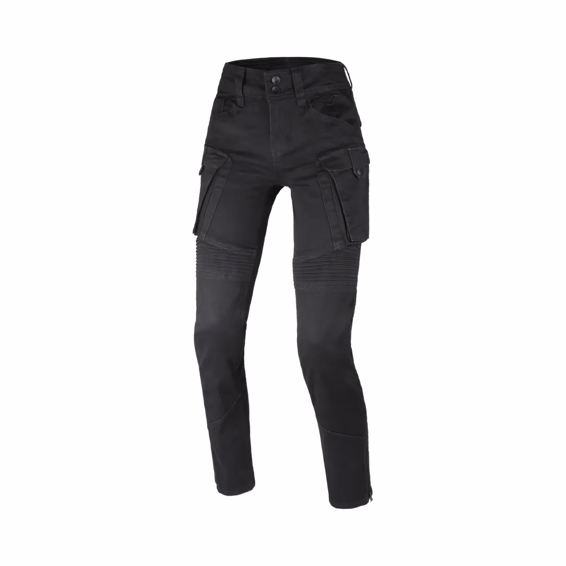 Macna ž. motoristične hlače DUPLAN EASY FIT Jeans Črna 42