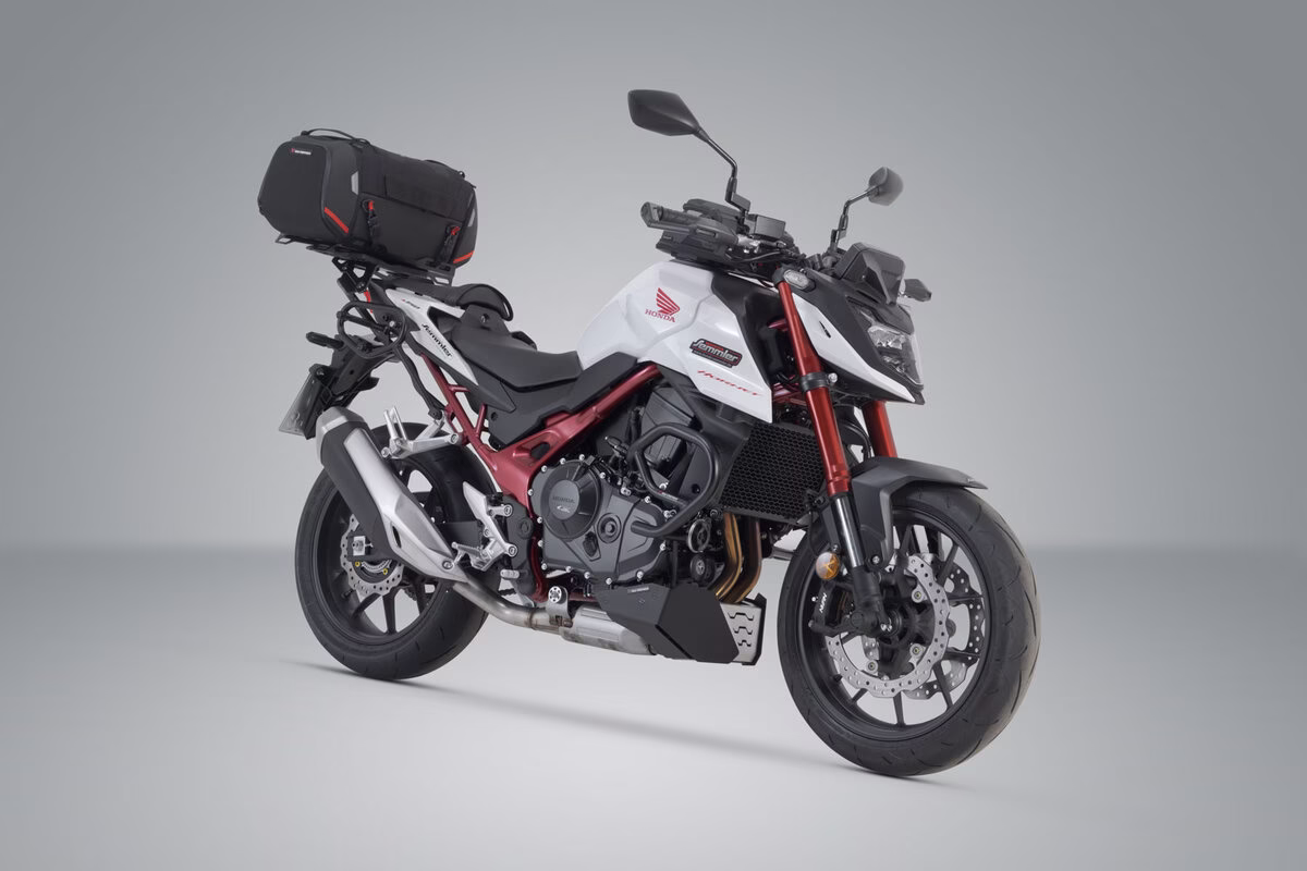 Motech nosilec zadnje torbe in torba 42L RACK PACK za CB750 HORNET 22- Črna 42L