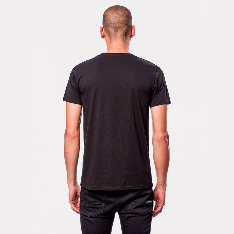Alpinestars m. majica T-Shirt REAL SPIRAL Črna/Bela 2XL