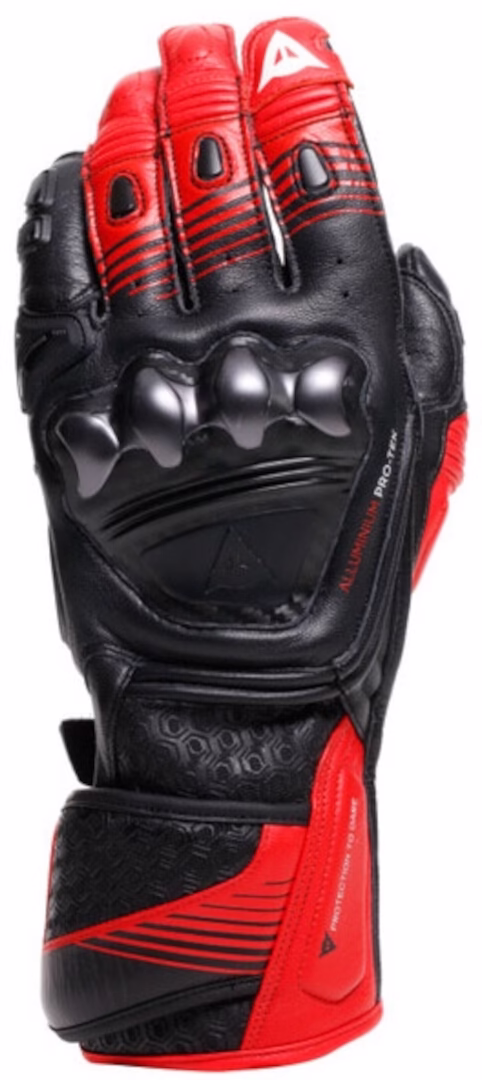 Dainese m. motoristične rokavice FIERO Metal Črna/Rdeča/Bela L