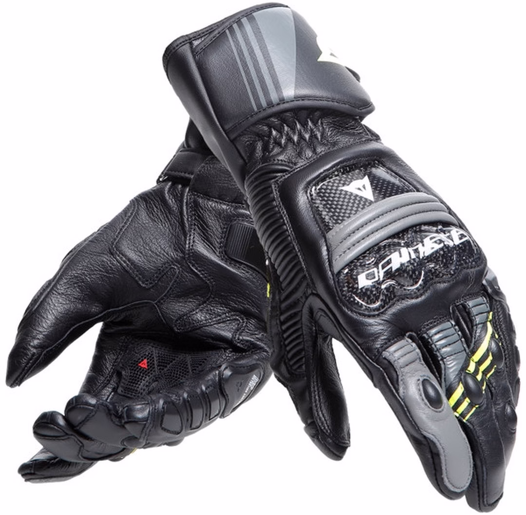 Dainese m. motoristične rokavice DRUID 4 Črna/Siva/Rumena L