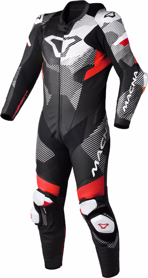 Macna m. motoristični kombinezon IGNITE 1D Črna/Rdeča/Bela 50