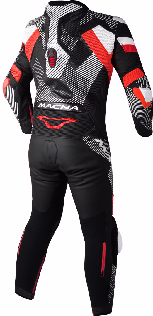 Macna m. motoristični kombinezon IGNITE 1D Črna/Rdeča/Bela 54