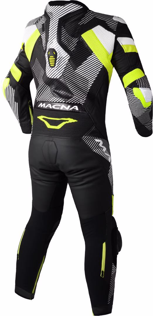 Macna m. motoristični kombinezon IGNITE 1D Črna/Rumena/Bela 50