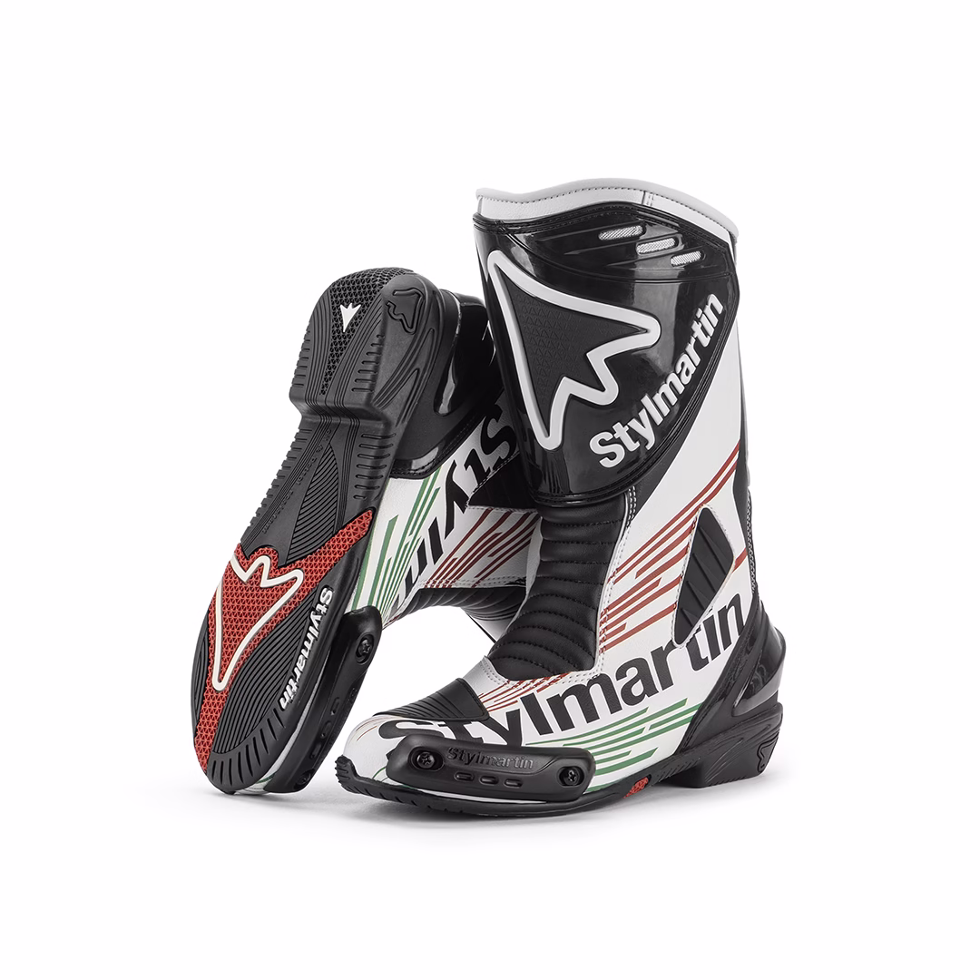 Stylmartin motoristični škornji DREAM RS EVO Bela/Črna 36