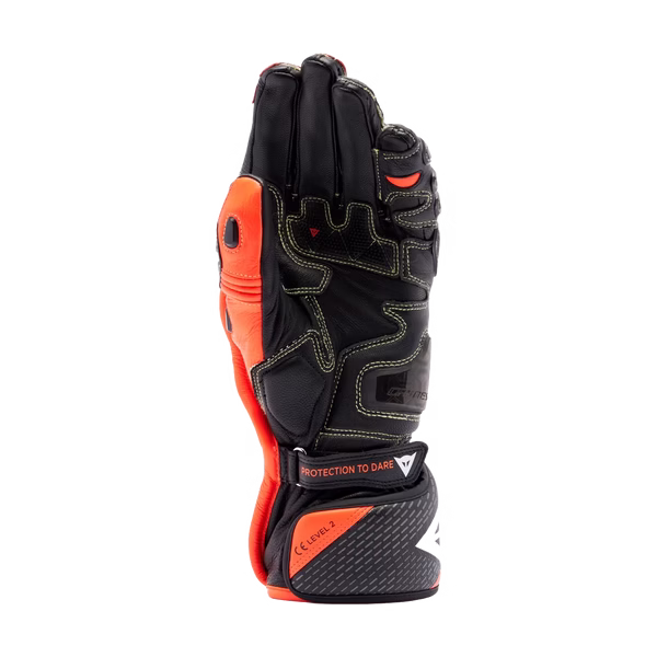 Dainese m. motoristične rokavice FULL METAL 7 Črna/Rdeča Fluo 3XL