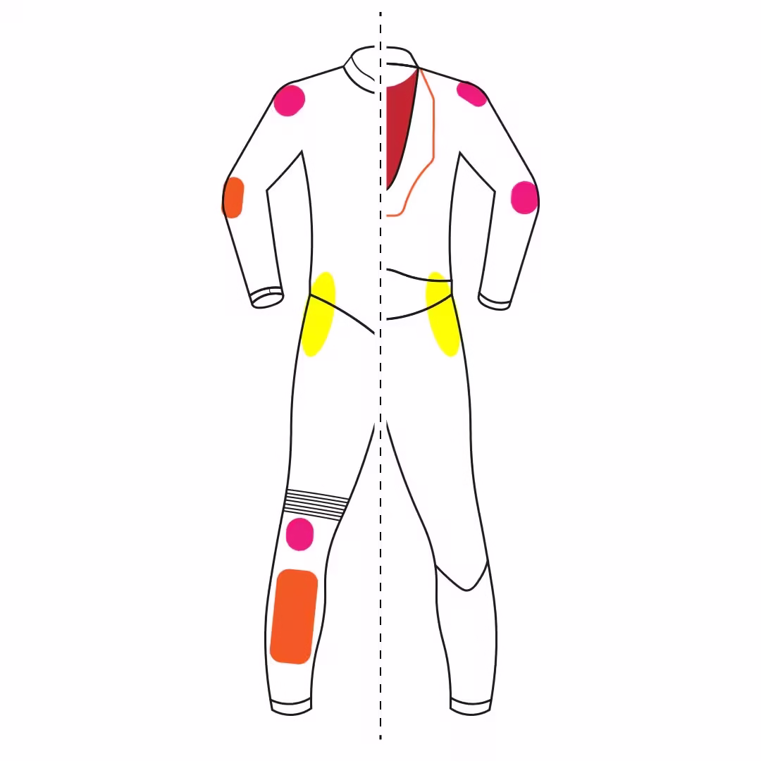 Ducati motoristični kombinezon CORSE C7