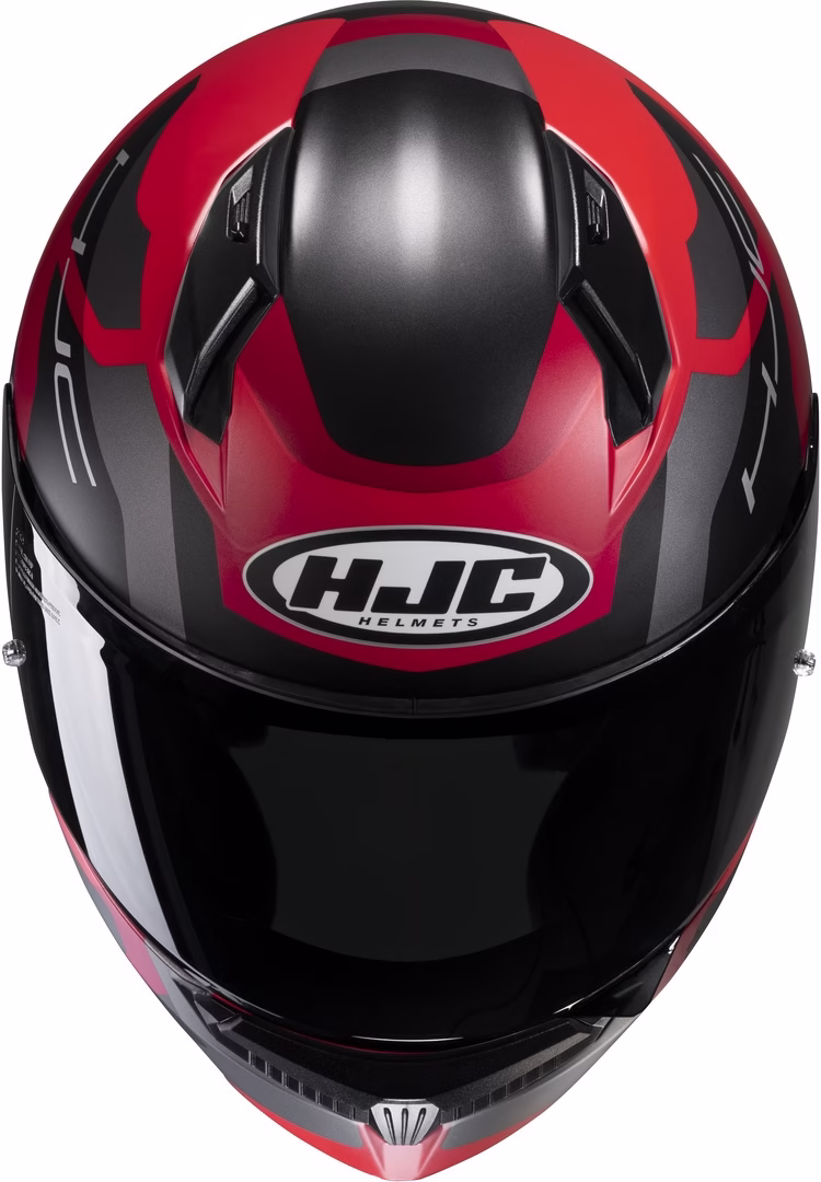 HJC integralna motoristična čelada C10 TINS MC1SF Rdeča/Črna/Siva S