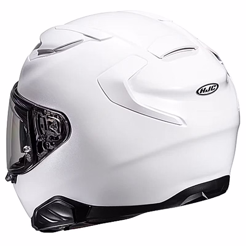 HJC integralna motoristična čelada F71 SOLID Bela Perla XS