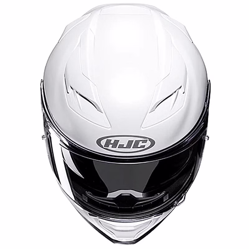 HJC integralna motoristična čelada F71 SOLID Bela Perla XS