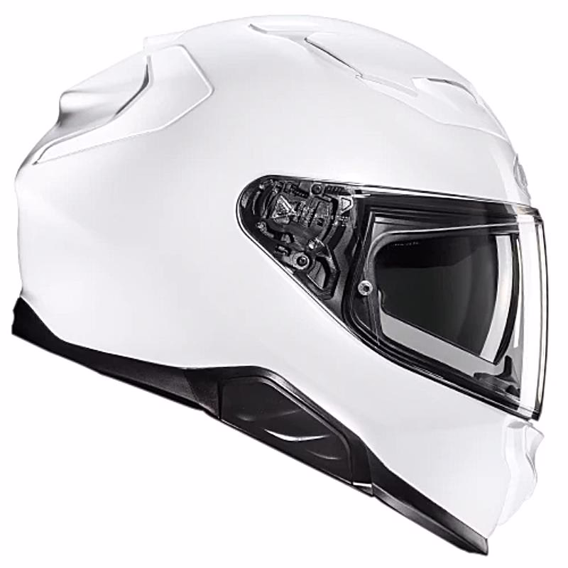 HJC integralna motoristična čelada F71 SOLID Bela Perla XS