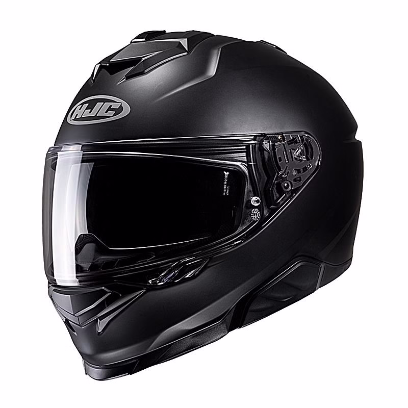 HJC integralna motoristična čelada i71 SOLID Črna Mat XL