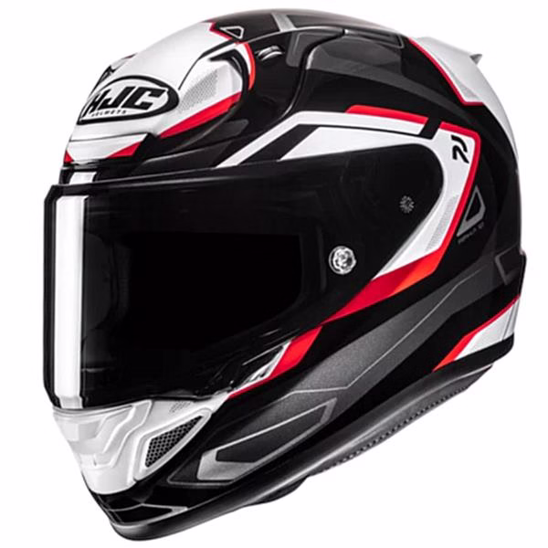 HJC integralna motoristična čelada RPHA 12 BRELS MC1 Črna/Bela/Rdeča S