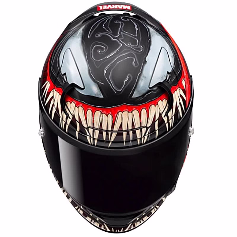 HJC integralna motoristična čelada RPHA 12 MAX VENOM 3 MARVEL MC1SF Črna/Rdeča/Beige L